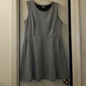 Black and white dress